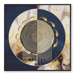 Load image into Gallery viewer, Furn & Deco Golden Embossed Wall Painting For Home Decoration