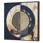 Load image into Gallery viewer, Furn & Deco Golden Embossed Wall Painting For Home Decoration