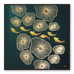 Load image into Gallery viewer, Furn & Deco Golden Embossed Wall Painting For Home Decoration