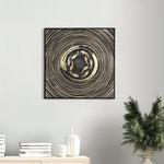 Load image into Gallery viewer, Furn & Deco Golden Embossed Wall Painting For Home Decoration