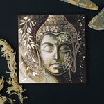 Load image into Gallery viewer, Furn & Deco Golden Embossed Wall Painting For Home Decoration