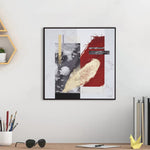 Load image into Gallery viewer, Furn & Deco Golden Embossed Wall Painting For Home Decoration