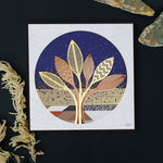 Load image into Gallery viewer, Furn & Deco Golden Embossed Wall Painting For Home Decoration