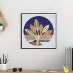 Load image into Gallery viewer, Furn & Deco Golden Embossed Wall Painting For Home Decoration