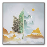 Load image into Gallery viewer, Furn & Deco Golden Embossed Wall Painting For Home Decoration