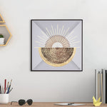 Load image into Gallery viewer, Furn & Deco Golden Embossed Wall Painting For Home Decoration