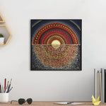 Load image into Gallery viewer, Furn &amp; Deco Golden Embossed Wall Painting For Home Decoration
