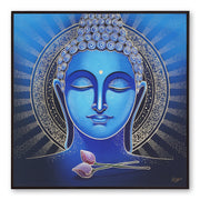 Furn & Deco Golden Embossed Wall Painting For Home Decoration