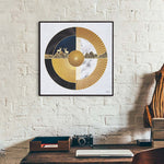 Load image into Gallery viewer, Furn &amp; Deco Golden Embossed Wall Painting For Home Decoration
