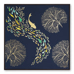 Load image into Gallery viewer, Furn &amp; Deco Golden Embossed Wall Painting For Home Decoration
