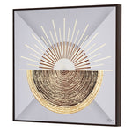 Load image into Gallery viewer, Furn &amp; Deco Golden Embossed Wall Painting For Home Decoration
