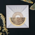 Load image into Gallery viewer, Furn &amp; Deco Golden Embossed Wall Painting For Home Decoration
