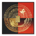Load image into Gallery viewer, Furn &amp; Deco Golden Embossed Wall Painting For Home Decoration
